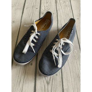 KEDS Womens Canvas Shoes Size 6 Navy Blue White